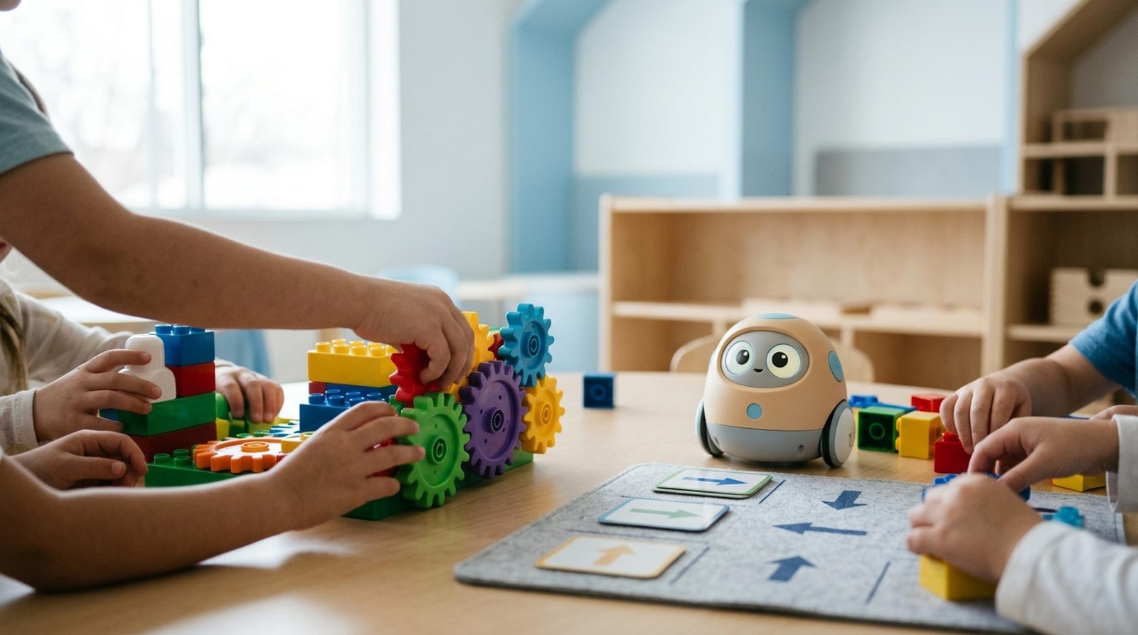 Robotik öğrenen çocuklar